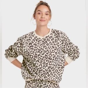 Grayson Threads Leopard Sweatshirt